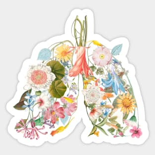 Colorful flower Sticker